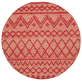 Safavieh Natural Fiber 6'-0" x 6'-0" Rug in Red / Natural