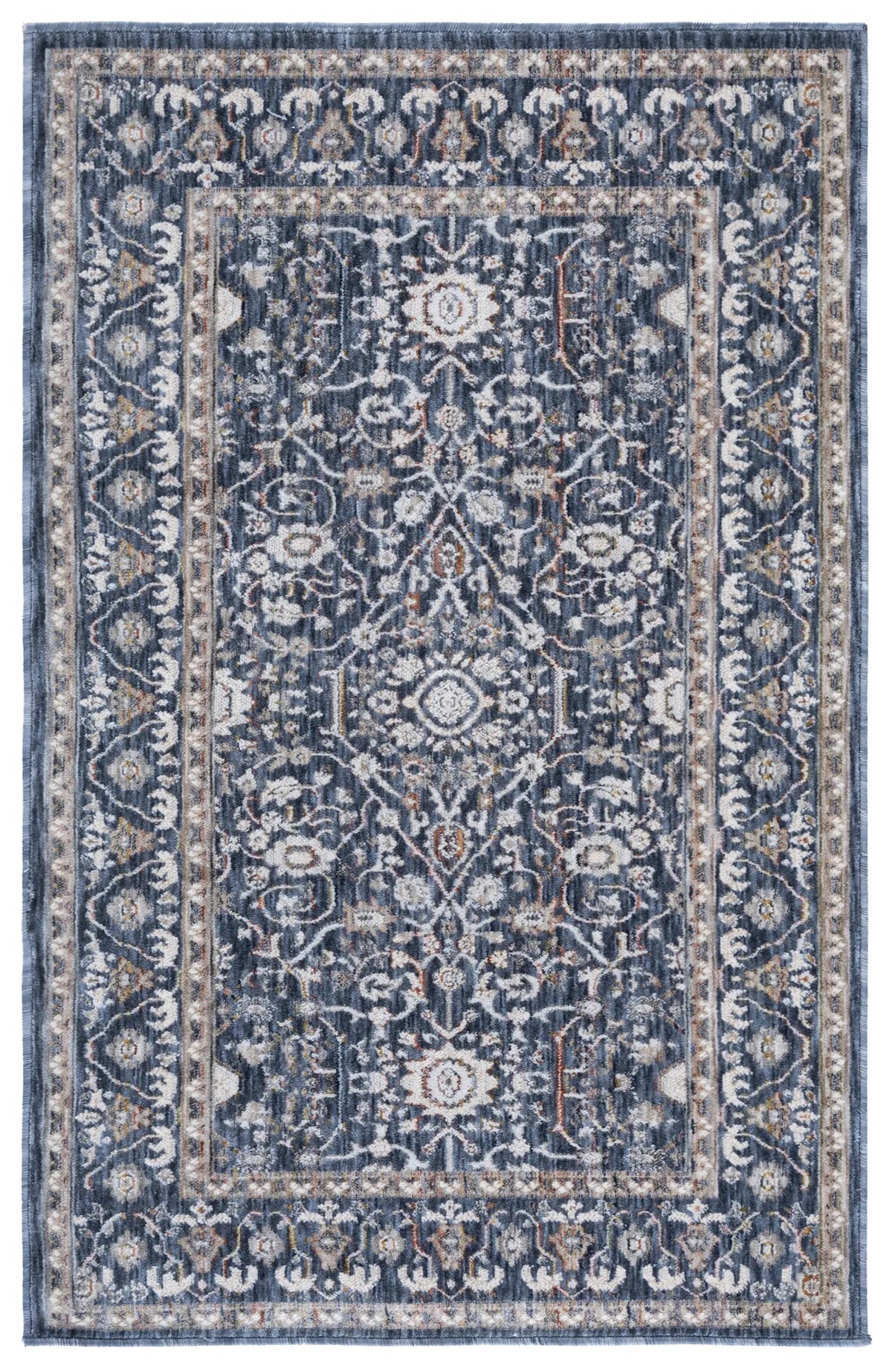 Safavieh Sutton 2'-6" x 4'-0" Rug in Navy / Beige
