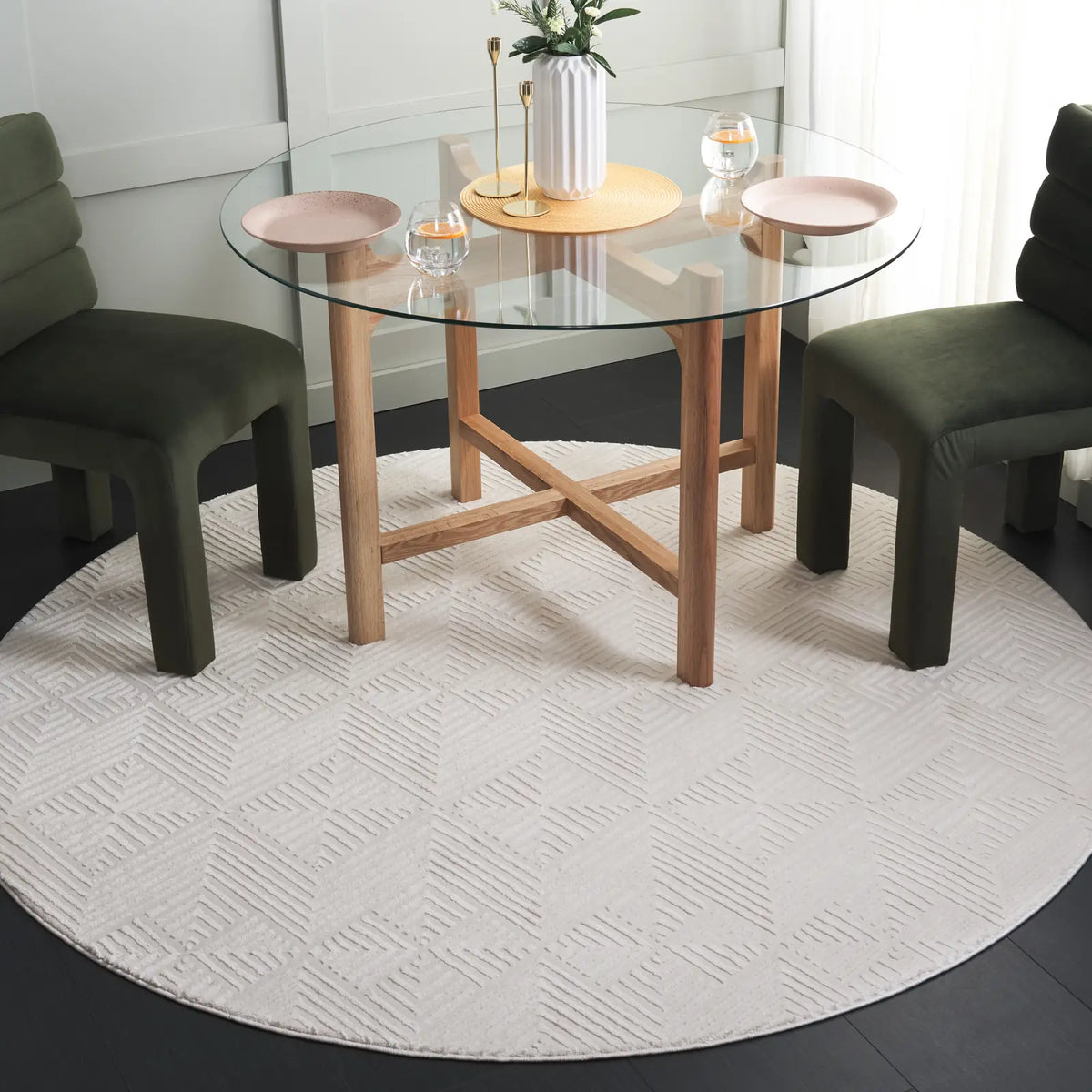 Safavieh Revive 6'-7" x 6'-7" Rug in Ivory