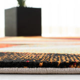 Safavieh Porcello 4'-0" x 6'-0" Rug in Orange / Red