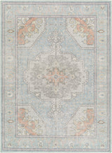 Surya Calhoun Cah-2300 Denim, Slate, Gray, Light Beige, Plum, Light Brown Rug.
