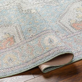 Surya Calhoun Cah-2300 Denim, Slate, Gray, Light Beige, Plum, Light Brown Rug.