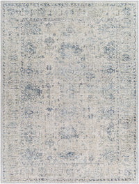 Surya Calhoun Cah-2301 Pale Slate, Light Grey, Sterling Grey, Silver, Metallic - Silver, Ash, Pewter Area Rug