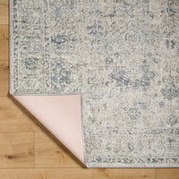 Surya Calhoun Cah-2301 Pale Slate, Light Grey, Sterling Grey, Silver, Metallic - Silver, Ash, Pewter Area Rug