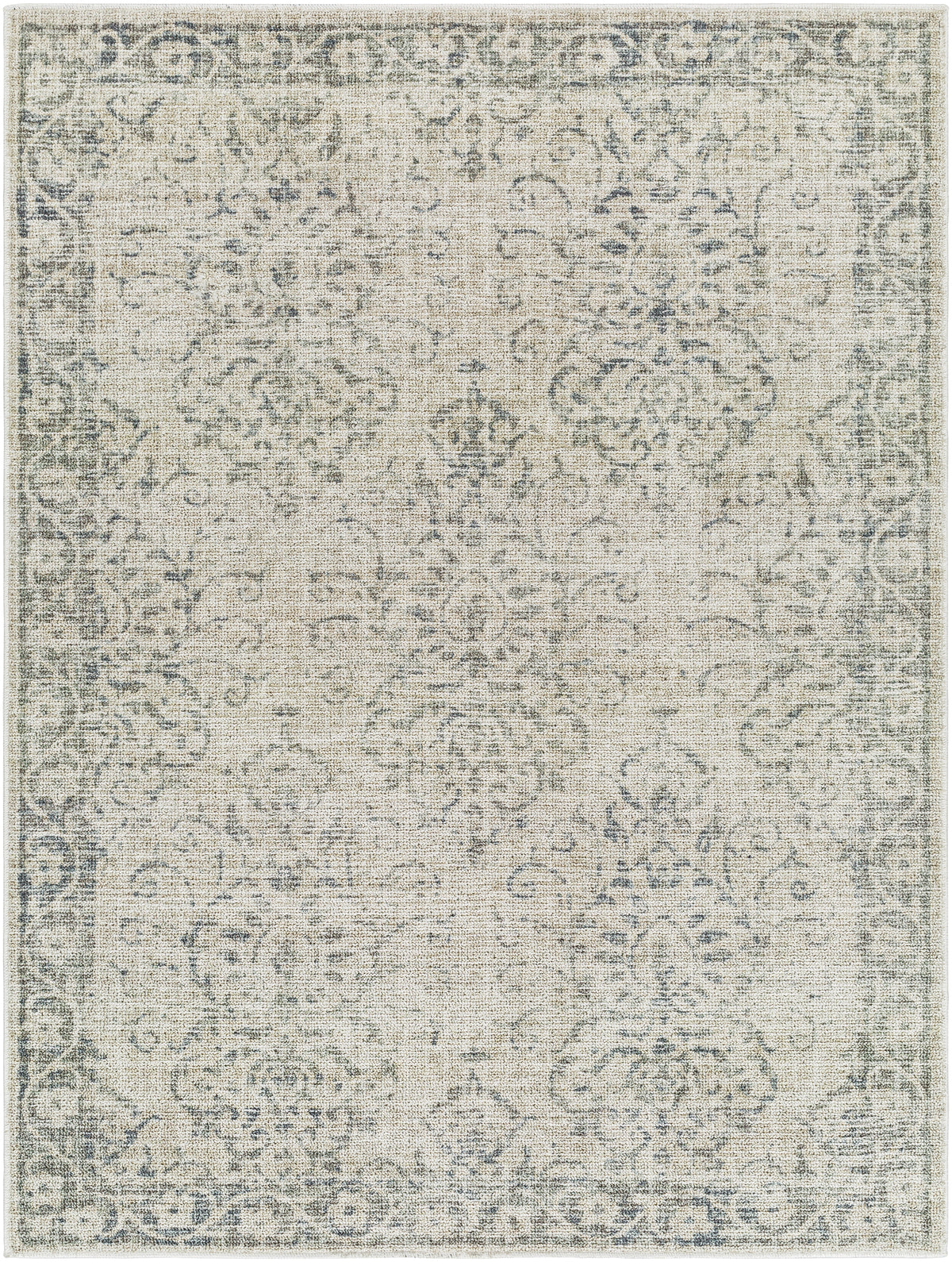 Surya Calhoun Cah-2305 Sterling Grey, Light Grey, Metallic - Silver, Sage Rug.