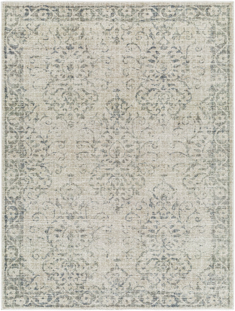 Surya Calhoun Cah-2305 Sterling Grey, Light Grey, Metallic - Silver, Sage Rug.