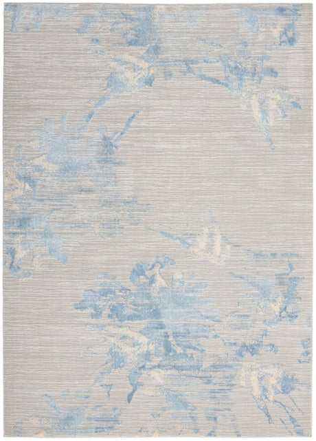 Calvin Klein Home Ck005 Enchanting Ech01 Grey/Sky Rugs.