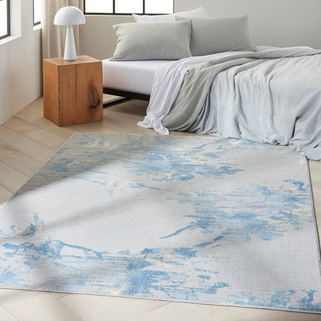 Calvin Klein Home Ck005 Enchanting Ech01 Grey/Sky Rugs.