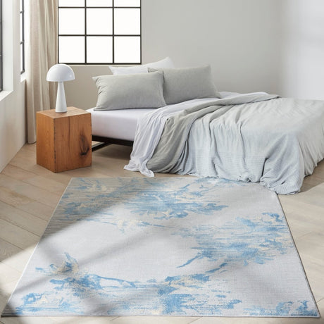 Calvin Klein Home Ck005 Enchanting Ech01 Grey/Sky Rugs.