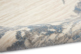 Calvin Klein Home Ck005 Enchanting Ech01 Ivory/Grey/Blue Rugs.