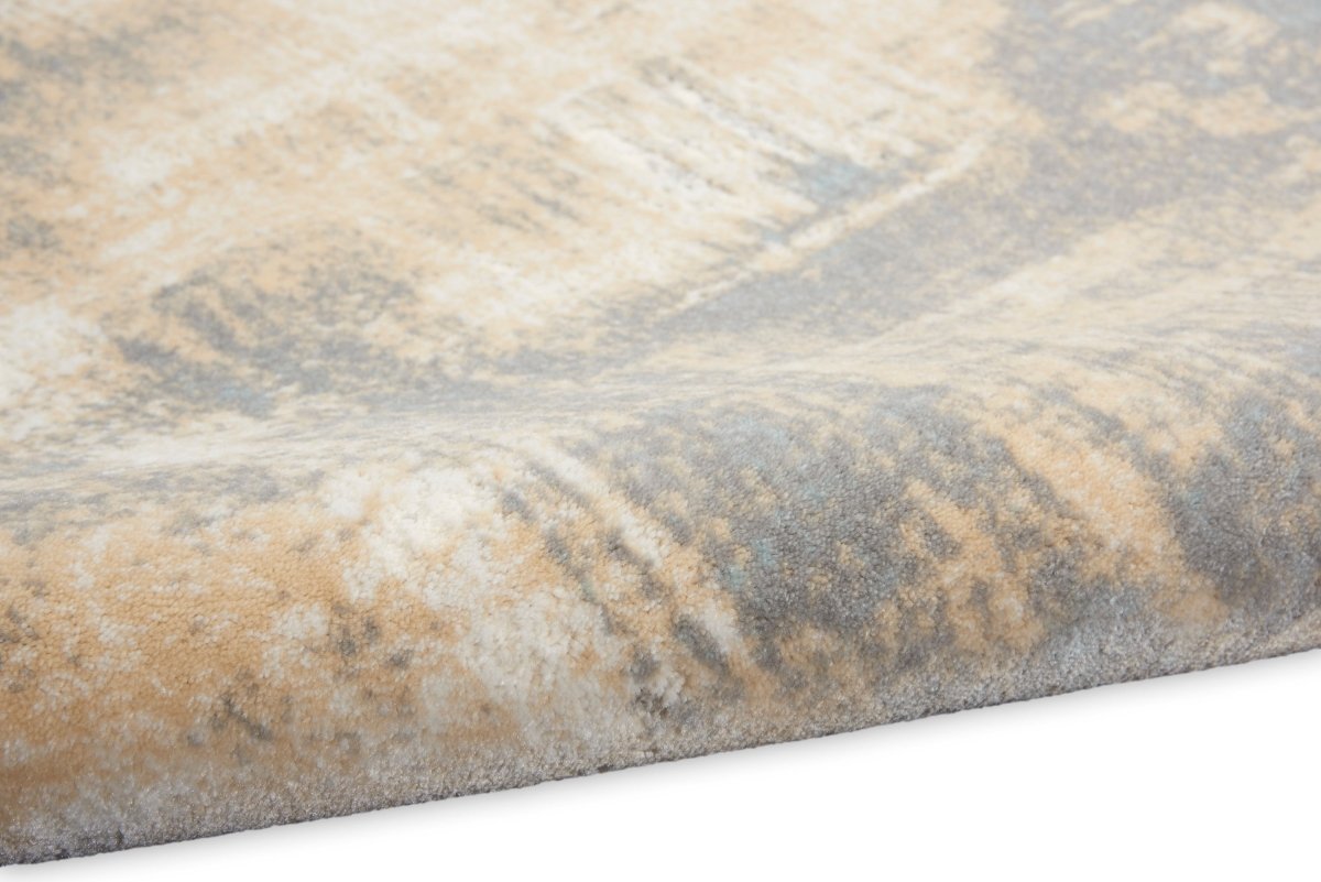 Calvin Klein Home Ck005 Enchanting Ech02 Ivory/Seaglass Rugs.