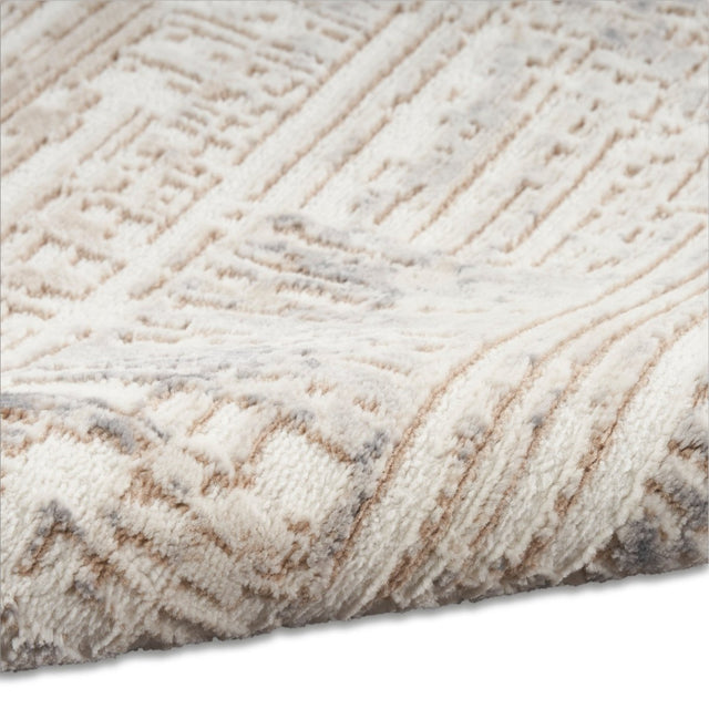 Calvin Klein Home Ck005 Enchanting Ech05 Cream Grey Rug.