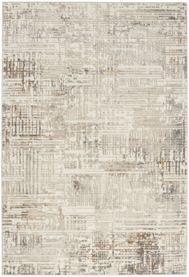 Calvin Klein Home Ck005 Enchanting Ech05 Cream Grey Rug.