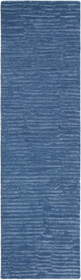 Calvin Klein Home Ck010 Linear Lnr01 Blue Rug.