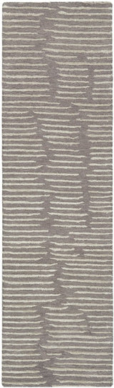 Calvin Klein Home Ck010 Linear Lnr01 Grey Rug.