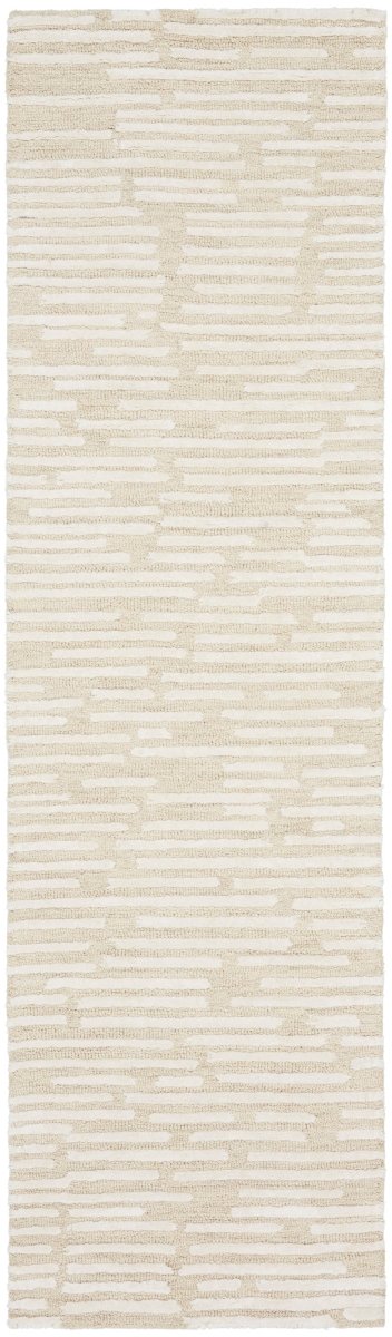 Calvin Klein Home Ck010 Linear Lnr01 Ivory Rug.