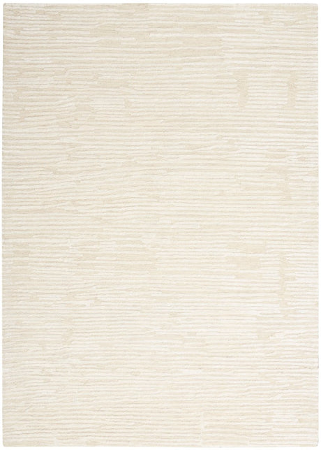 Calvin Klein Home Ck010 Linear Lnr01 Ivory Rug.