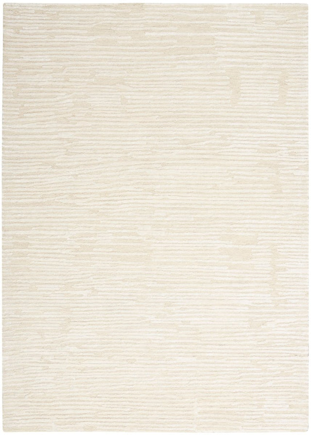 Calvin Klein Home Ck010 Linear Lnr01 Ivory Rug.