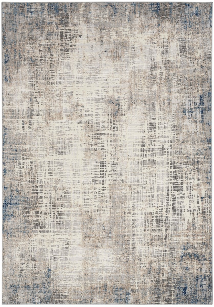 Calvin Klein Home Ck022 Infinity Ifn01 Blue Multicolor Rug.