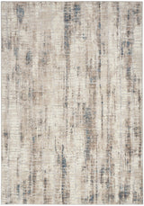 Calvin Klein Home Ck022 Infinity Ifn02 Ivory Grey Blue Rug.