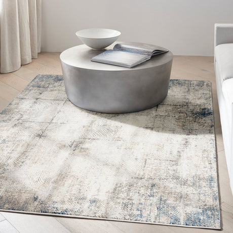 Calvin Klein Home Ck022 Infinity Ifn03 Ivory Grey Rug.