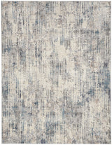 Calvin Klein Home Ck022 Infinity Ifn04 Ivory Grey Blue Rug.
