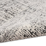 Calvin Klein Home Ck024 Irradiant Irr01 Cream Black Rug.