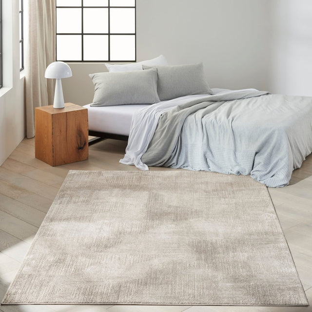 Calvin Klein Home Ck024 Irradiant Irr01 Silver Rug.