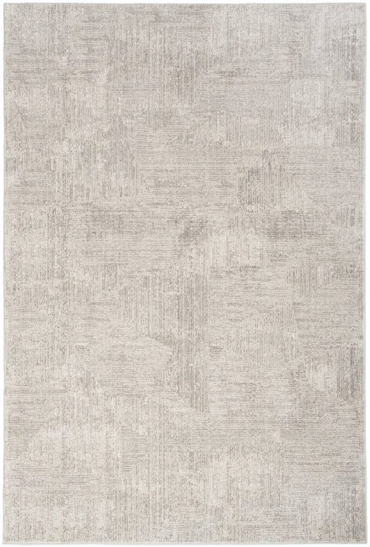 Calvin Klein Home Ck024 Irradiant Irr01 Silver Rug - Calvin Klein Home - 99446129215