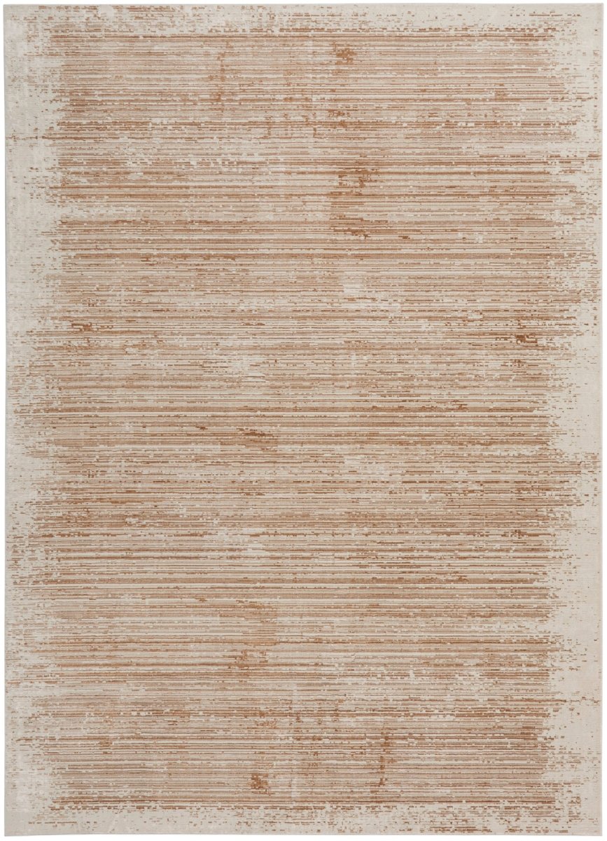 Calvin Klein Home Ck024 Irradiant Irr03 Rose Gold Rug.