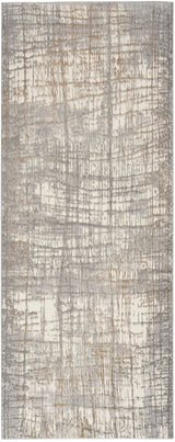 Calvin Klein Home Ck950 Rush Ck950 Ivory/Grey Rug.