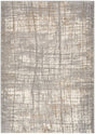 Calvin Klein Home Ck950 Rush Ck950 Ivory/Grey Rug.