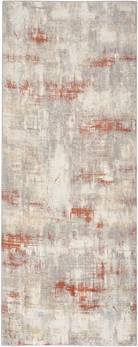 Calvin Klein Home Ck950 Rush Ck951 Ivory/Multi Rug.