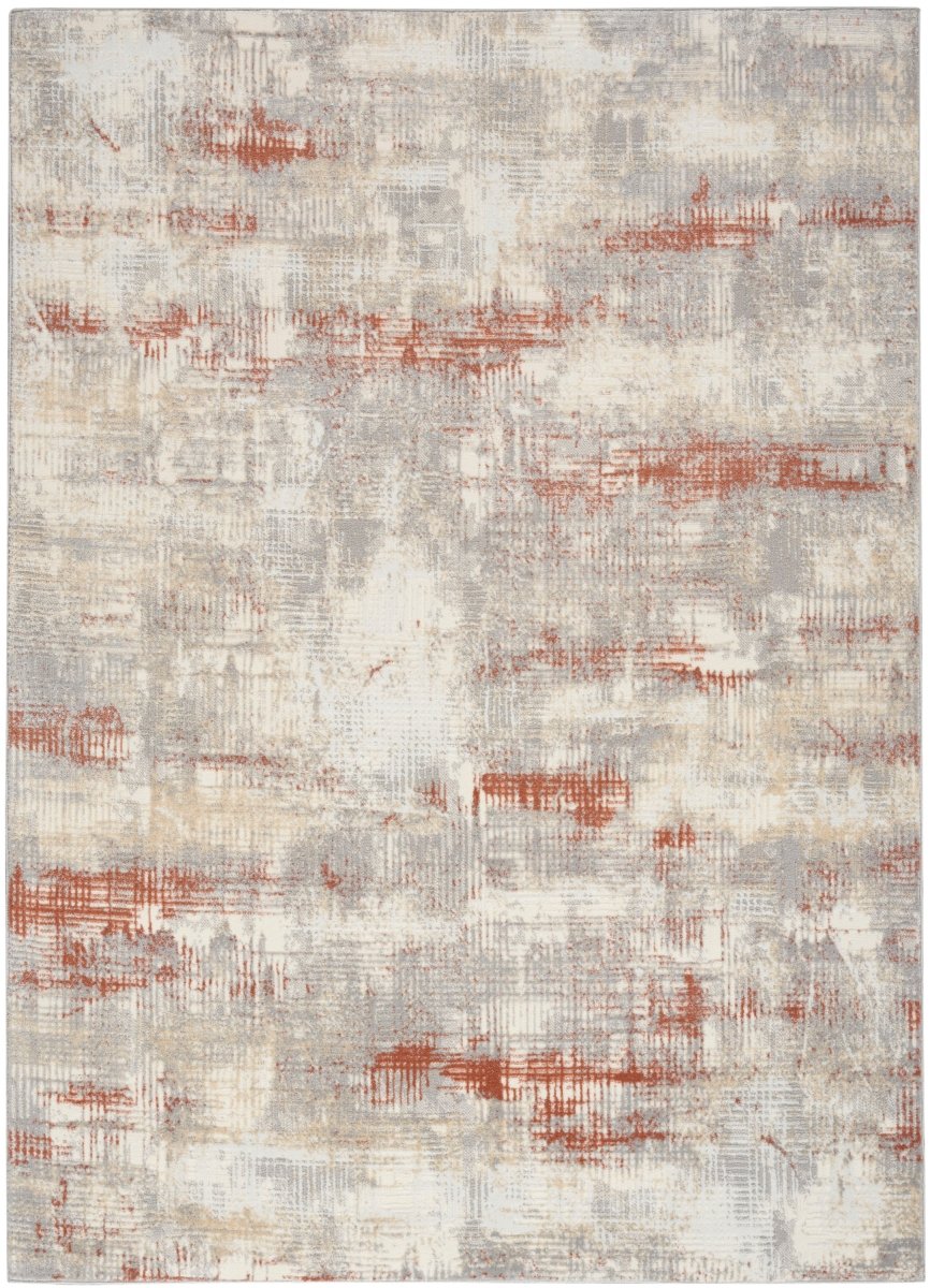 Calvin Klein Home Ck950 Rush Ck951 Ivory/Multi Rug.