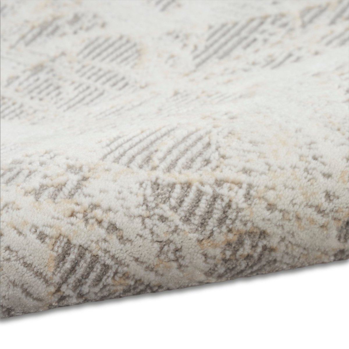 Calvin Klein Home Ck950 Rush Ck956 Grey Ivory Rug.