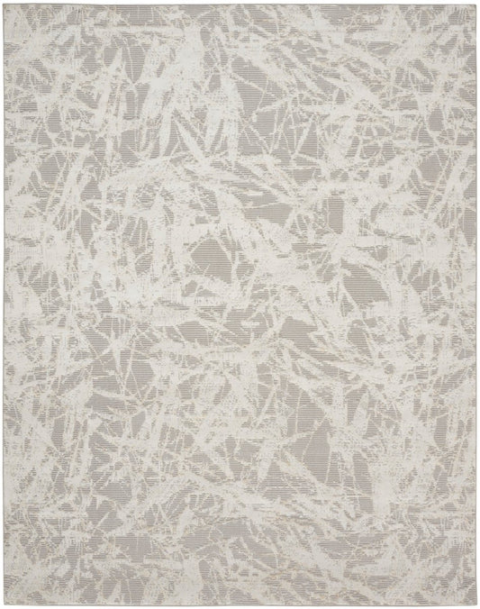 Calvin Klein Home Ck950 Rush Ck956 Grey Ivory Rug - Calvin Klein Home - 99446135681