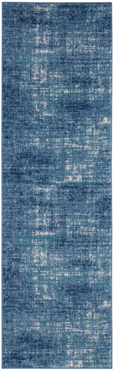 Calvin Klein Home River Flow Rfv02 Teal/Ivory Blue Rugs.