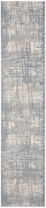 Calvin Klein Home Rush Ck950 Ivory Blue Rugs.