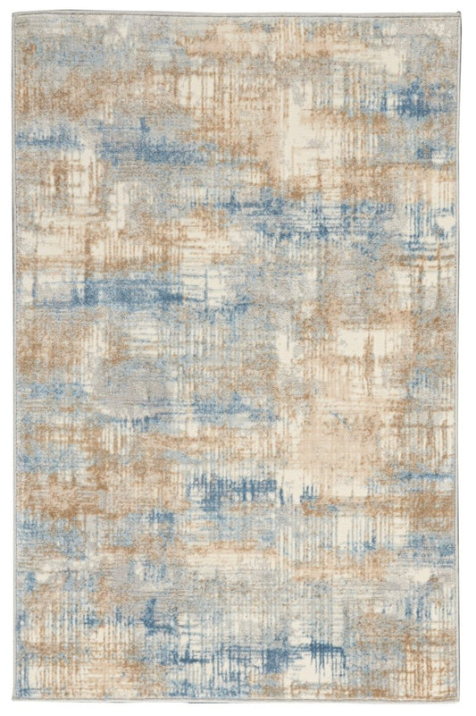 Calvin Klein Home Rush Ck951 Blue/Beige Rugs - Calvin Klein Home - 99446818690