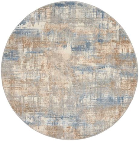 Calvin Klein Home Rush Ck951 Blue/Beige Rugs.