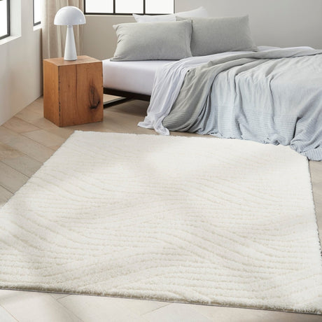 Calvin Klein Home Surfaces Sfc01 Ivory Rug.