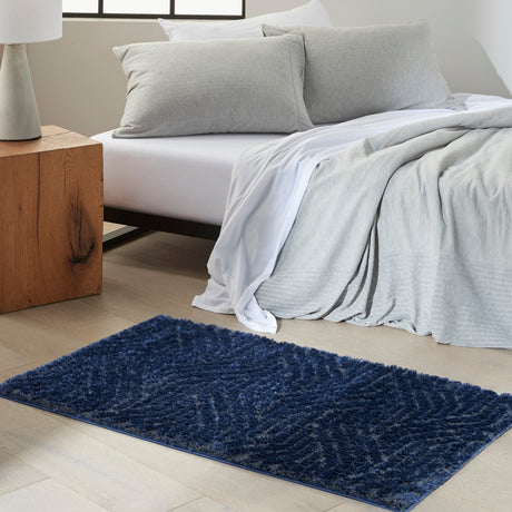 Calvin Klein Home Surfaces Sfc01 Navy Rug.