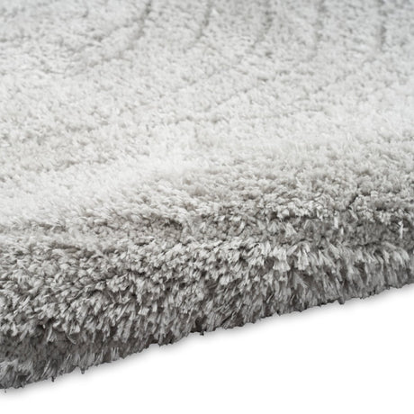 Calvin Klein Home Surfaces Sfc01 Silver Grey Rug.