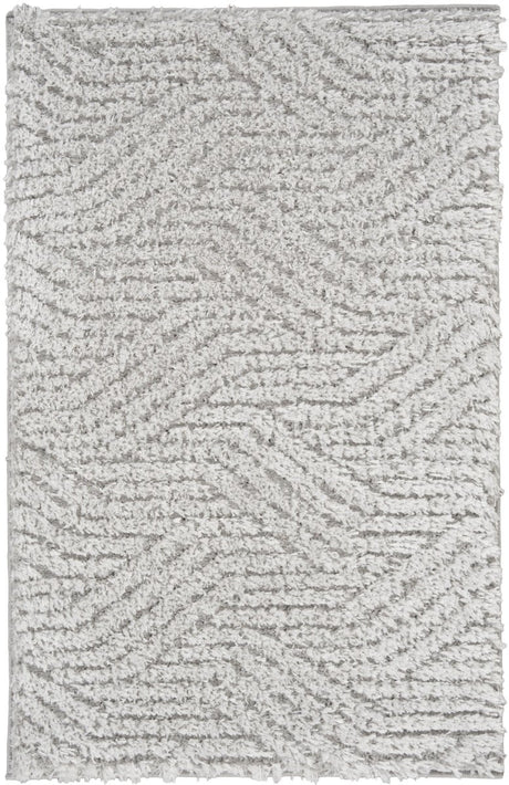 Calvin Klein Home Surfaces Sfc01 Silver Grey Rug.