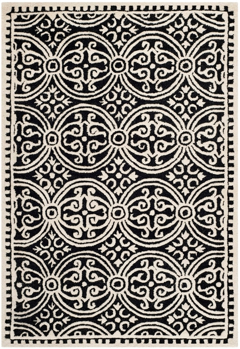 Safavieh Cambridge Cam123E Black/Ivory Rug