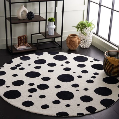 Safavieh Cambridge Cam147B Ivory/Black Rug.