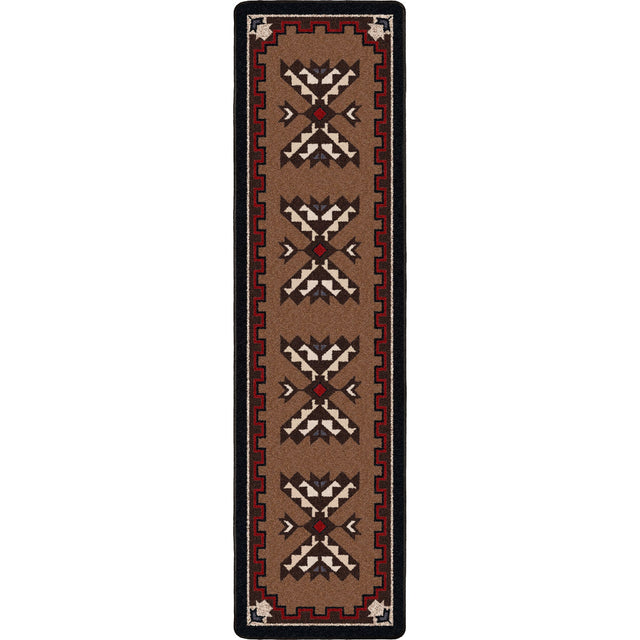 American Dakota Cami Blanket Brown Rug