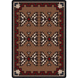 American Dakota Cami Blanket Brown Rug