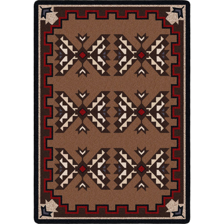 American Dakota Cami Blanket Brown Rug