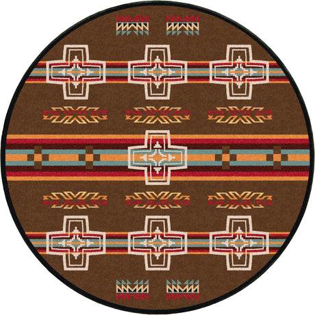 American Dakota Canyon Cross Sunset Rug